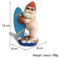 Qiao — figurine de nf en résine, artisanat créatif, Sculpture de pelouse, ornement de natation, jardin