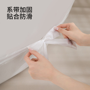 FaSoLa Bathtub Cover Extra Large Thickened Disposable Plastic Film White Hotel Use Contamination Protection - Product Image 1