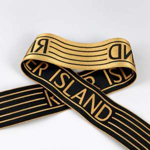 Skin Friendly Nylon Jacquard <b>Elastic</b> Webbing With Customized Logo <b>Elastic</b> for Garment Accessories Underwear Waist Band <b>Elastic</b> - Product Image 5