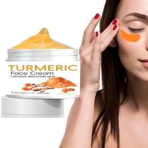 Crème <span class=keywords><strong>Visage</strong></span> Raffermissante Éclaircissante Anti-Âge Anti-Rides au Curcuma avec Acide Hyaluronique VC&VE Utilisation Quotidienne Durable Pas encore d'<span class=keywords><strong>avis</strong></span> - Product Image 1