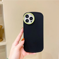 Offre Spéciale Rond Caméra Trou Silicone Doux Antichoc Téléphone étui pour iphone 15 Pro Max 14 13 12 11 Xs Max Xr X 7 8 Plus