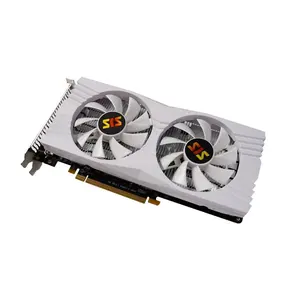 SJS RX580 8G GDDR5 2048SP PC parti di Computer Placa De videogiochi Tarjeta Grafica GPU schede grafiche bianche AMD Radeon RX 580 8GB