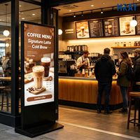 Kiosco Digital Vertical Android de 32 Pulgadas HRAY para Cafetería, Menú de Comida y Transmisión de Anuncios Promocionales Diarios, Compatible con OEM ODM