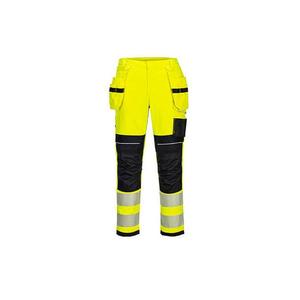 PORTWEST - FR407YBR33 PW3 FR Pantalon étui haute visibilité jaune/noir-EAN 5036108397471 WORKWEAR RÉSISTANT AUX FLAMMES - Product Image 1