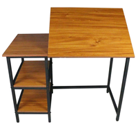 Table de bureau pliable réglable en bois pour bureau PC Table d'étude pour bureau à domicile pour chambre à coucher Tables d'appoint pour usage domestique