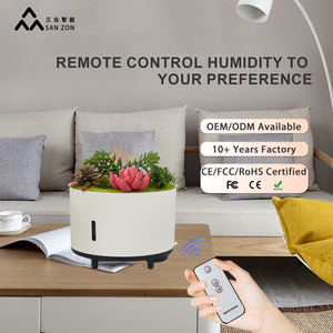 Humidificador con Aroma de Plantas, Difusor de Aceites Esenciales Ultrasónico de 200 ml con Control Remoto para el Hogar y la Oficina - Product Image 1
