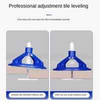Système de nivellement de carreaux en plastique Premium Spin Doctor pour carreaux en porcelaine, entretoises de 1,5 mm d'épaisseur, garantie à vie, accessoire moderne pour la maison