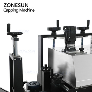 ZONESUN ZS-XG440RS2 Máquina Tapadora de Botellas Automática de Alta Velocidad con Servomotor, Doble Cabezal y 4 Ruedas, con Alimentador de Tapas - Product Image 4