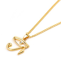 Collar con Colgante de Cruz Ankh Egipcia para Mujer/Hombre, Color Dorado, Ojo de Horus, Collares Ankh, Cadena Religiosa, Joyería Egipcia, Regalos