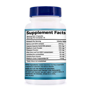 Cápsulas Orgánicas de Desintoxicación y Adelgazamiento ODM/OEM, Naturales, Saludables y Eficaces para Limpiar el Tracto <span class=keywords><strong>Gastrointestinal</strong></span> - Product Image 4