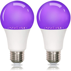 Paquete de 2 bombillas de repuesto Led E27 de 12W, bombillas <span class=keywords><strong>UV</strong></span>, bombillas negras para fiesta, cumpleaños, acuario, diseño de pantalla - Product Image 1