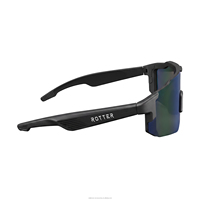 Lunettes de soleil Bluetooth sportives à oreilles libres pour les vacances à la plage, le VTT, appels et lecture de musique – Nouvelles lunettes intelligentes Bluetooth 5.3 pour l'extérieur
