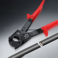 Coupe-câble à cliquet HS-325A, outil de coupe pour fils de cuivre et d'aluminium, pince de coupe pour électricien, outils à main