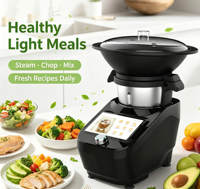 Robot culinaire 14 modes 3,5 L, fonctionnement silencieux, auto-nettoyant, pour la préparation de desserts, gain de temps pour tous les amateurs de cuisine