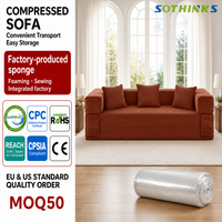 Direktverkauf ab Werk Multifunktionales Luxuriöses Braunes Sofa Modulares Ecksofa-Set für Wohnzimmer
