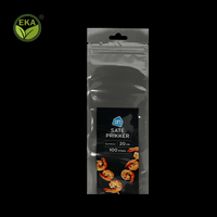 Sac d'emballage transparent pour affichage d'épicerie, snack et fruits de mer, bâtonnets de crevettes, sac en plastique composite pour filet de poisson avec trou de suspension