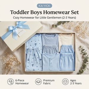 Set di <span class=keywords><strong>Abbigliamento</strong></span> per Bambini in Cotone Premium, Casual, OEKO-TEX, Taglia Personalizzata, Sostenibile e Confortevole - Product Image 2