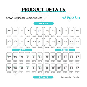 มงกุฏทันตกรรมสำหรับเด็กมงกุฏสแตนเลส - Product Image 4