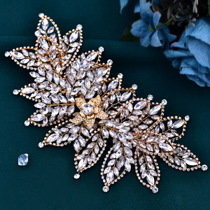 YouLaPan Magnifique Coiffe de Mariée en Strass, Accessoire de Cheveux pour Femme, Bandeau de <span class=keywords><strong>Mariage</strong></span> en Cristal, <span class=keywords><strong>Diadème</strong></span> de Mariée HP413 - Product Image 5