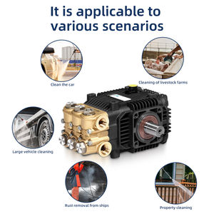 ปั๊มลูกสูบอุตสาหกรรมแบบสามสูบ 2.9 แกลลอนต่อนาที 100 บาร์ สำหรับเครื่องล้างรถ ปั๊มฉีดน้ำแรงดันสูง - Product Image 3