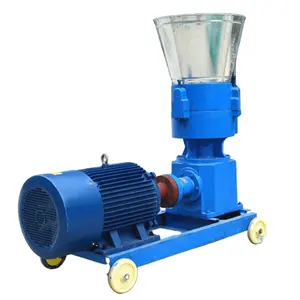 Animal and poultry feed chickens ducks and geese food pelletizer mini pellet making machine