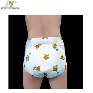 Couches d'<span class=keywords><strong>incontinence</strong></span> pour personnes âgées jetables personnalisées en gros dessin animé imprimé couches pour adultes super épaisses - Product Image 5
