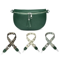 Tas Dada Hiking Kulit Asli dengan Tali Selempang Kasual untuk Wanita, Tahan Lama, Cocok untuk Semua Musim, Model Selempang Santai untuk Perjalanan