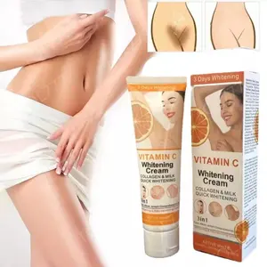 Oem Vitamine C Oksel Verhelderende Cream Geslachtsdelen Vagina Onderarm Lightening Whitening Melk Crème