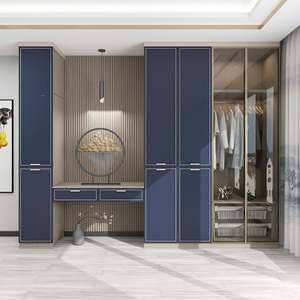 Armario de Dormitorio Extensible Minimalista y Ecológico, Estructura de Madera Maciza, Excelente Funcionalidad de Almacenamiento, Muebles para el Hogar y Taller - Product Image 2