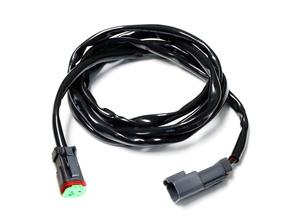 Conector de luz led para coche, conjunto de cable de luz trasera automotriz, resistente al agua, personalizado, 2 pines, color negro deutsch - Product Image 5