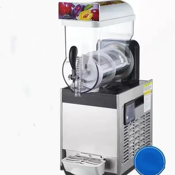 Máquina comercial de fazer smoothies e bebidas congeladas, máquina elétrica de derreter neve com tanque único