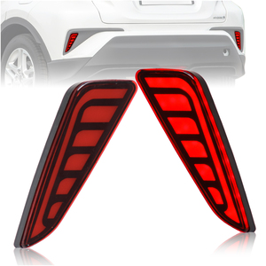 Oferta Especial: Nuevas Luces de Advertencia de Frenado Traseras LED Rojas Wenye de 12V, Universales, de ABS, para Modificación de Parachoques - Product Image 1