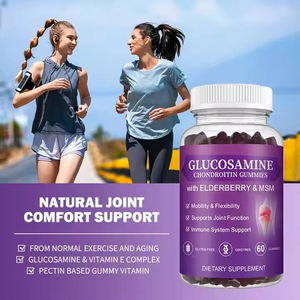 OEM ekstra güç eklem desteği SoftGels doğal <span class=keywords><strong>Glucosamine</strong></span> <span class=keywords><strong>Chondroitin</strong></span> <span class=keywords><strong>MSM</strong></span> ve Elderberry SoftGel şeker 60 adet Gummies - Product Image 4