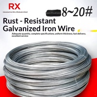 Fil de fer galvanisé à chaud antirouille pour la fixation/le ligaturage des serres, diamètre 205 mm # 8/ # Jauge 20, garantie de 3 ans, fabriqué