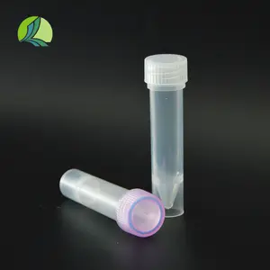 Labor PP Kunststoff 5ml 7ml Kryo-Fläschchen Verbrauchs material Sterile auslaufs ichere Schraube Farb kappe Kryovial-Gefrier-Reagenzglas für den Labor gebrauch