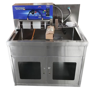 Lavadora de <span class=keywords><strong>Zapatos</strong></span> de Acero Inoxidable con Capacidad para Limpieza con Vapor Eléctrico y Agua Fría, y Secado - Product Image 1