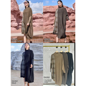 <span class=keywords><strong>เด</strong></span><span class=keywords><strong>รส</strong></span>แฟชั่นมาใหม่สำหรับฤดูใบไม้ร่วง/ฤดูหนาว ลายฮาวด์ทูธ สองสี ทรงไม่สมมาตร - Product Image 4