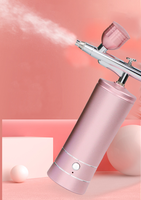 Aérographe rechargeable multi-usage avec gobelets interchangeables, idéal pour le maquillage du visage, le bronzage et les loisirs créatifs