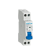 Disjoncteur miniature CHINT NBH8-40 1P+N C4 C10 C16 C40 4.5kA 230/240V AC de haute qualité, prix usine