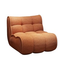 Fauteuil pouf en velours – s'étend à plat pour les siestes – nid douillet pour chien – canapé mini carré moderne et minimaliste de style tatami pour une personne