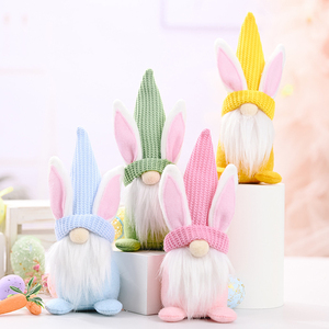 Wholesale <strong>Easter</strong> Bunny Gnome Plush Elf Decor Handmade Swedish Rabbit Tomte Spring <strong>Easter</strong> Gift Home Table <strong>Ornament</strong> - Product Image 4