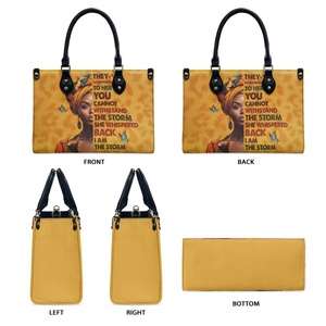 Nuovo prodotto portafoglio in pelle sintetica borse a tracolla da donna <span class=keywords><strong>I</strong></span> <span class=keywords><strong>Am</strong></span> The Storm stampa Set portafoglio borsa donna personalizzato - Product Image 4