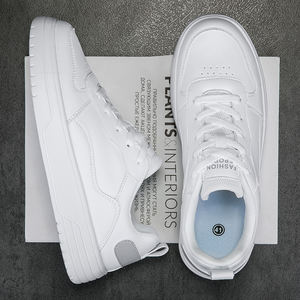 Nouveauté 2026, baskets de sport décontractées pour femmes et hommes, respirantes, doublure en mesh, blanches, logo personnalisé - Product Image 6