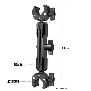 Caméra de tableau de bord panoramique rotative à 360 degrés pour moto avec support de fixation et pince pour rétroviseur - Product Image 5