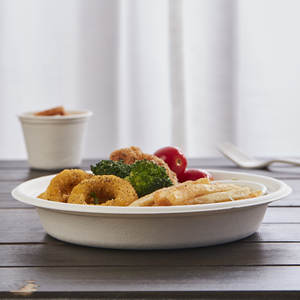 Cuchara y tenedor desechables biodegradables, cuenco chino para sopa, libre de PFAS - Product Image 3