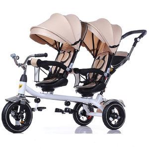 Bicicleta con <span class=keywords><strong>paraguas</strong></span> para niños, triciclo para bebés, gemelos - Product Image 6
