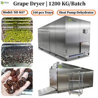 Machine de séchage des raisins 1200 kg/lot |   SH-K07 |   Sécheuse à fruits |   Déshydrateur de raisin |   Déshydrateur à pompe à chaleur pour raisin |   Machine à sécher les raisins