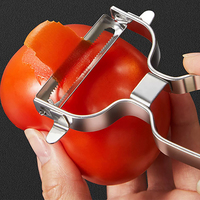 Éplucheur à légumes en acier inoxydable ultra-affûté pour fruits et légumes, poignée confortable antidérapante