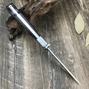 Navaja de Bolsillo Rusa de Alta Calidad OEM, Hoja 440C, Funda de Cuero, Plegable, para Exteriores, EDC, Camping, Caza, Multiusos - Product Image 4