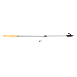 Juego de herramientas para <span class=keywords><strong>chimenea</strong></span> de acero negro para interior y exterior, incluye pica para leña y herramientas para brasero, ideal para camping. - Product Image 4